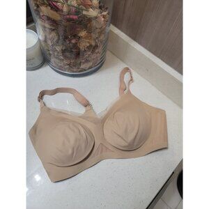 HONEYLOVE CROSSOVER WIRELESS BRA SAND SIZE S 34 B/C